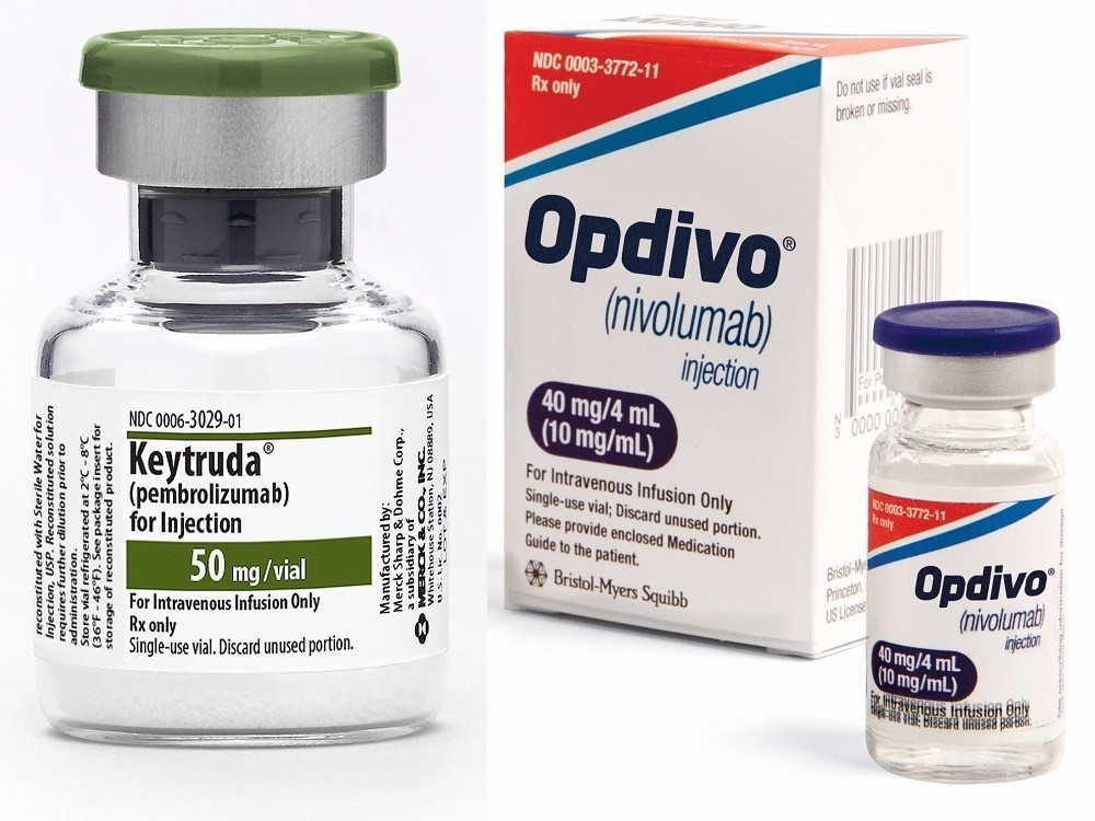 PD-1抑制剂Opdivo和Keytruda的相关适应症