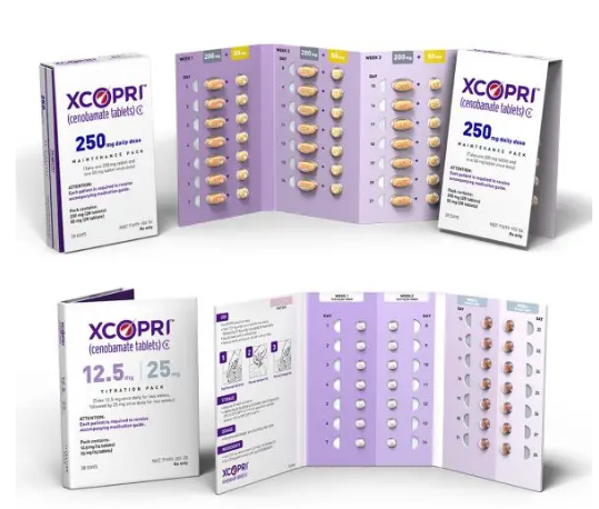 新药西诺巴酯片Xcopri(cenobamate)治疗癫痫发作的临床数据及说明书