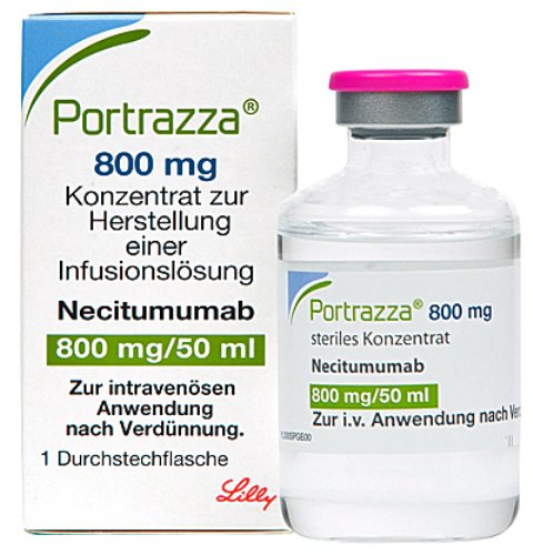 Portrazza 800mg infusion(耐昔妥珠单抗注射剂)